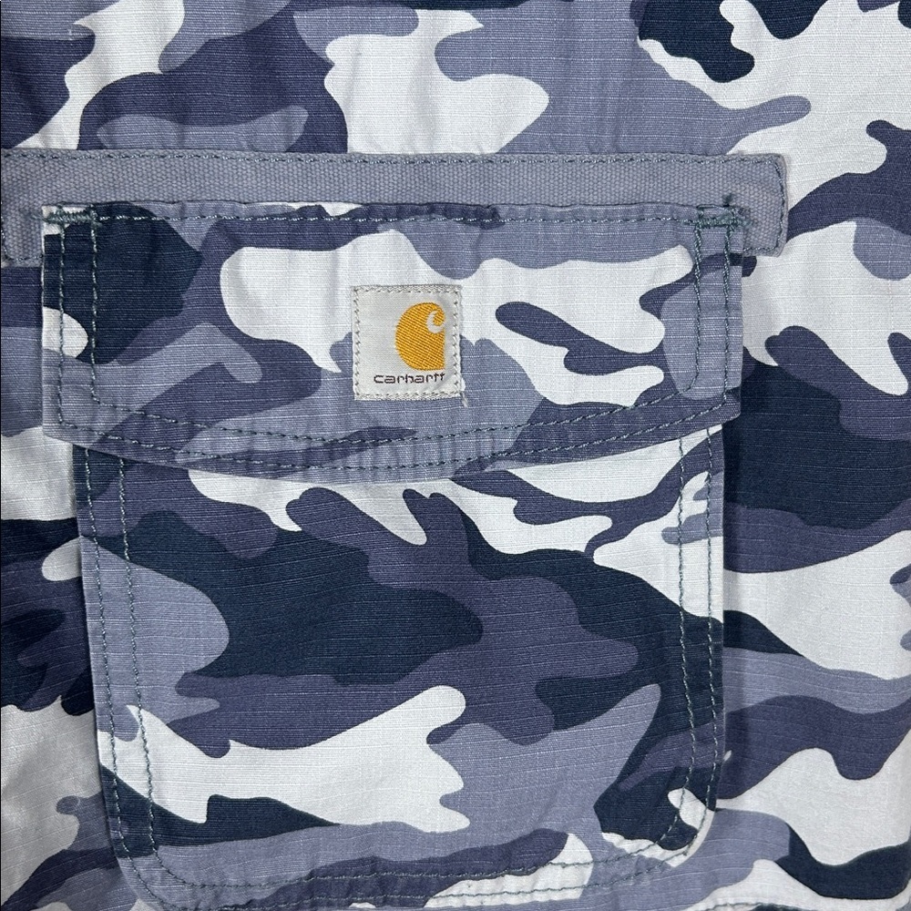 Carhartt Blue & Gray Camouflage Work Vest
Size Large - Picture 3 of 6